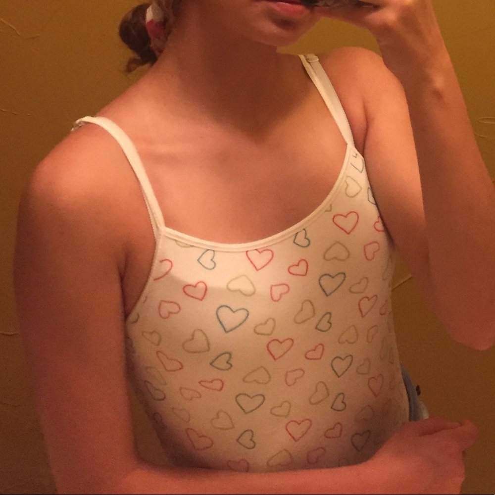 White tank top